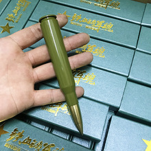 新创意弹壳笔12.7巴雷特纯铜将军笔老兵退伍纪念收藏摆件军人礼品
