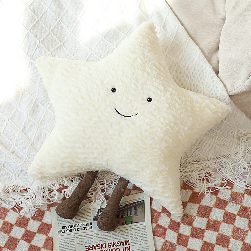 Nordic Style Sun Moon XINGX Modeling Photo Props Child Comfort Plush Doll Sleeping Pillow for Girl Cute