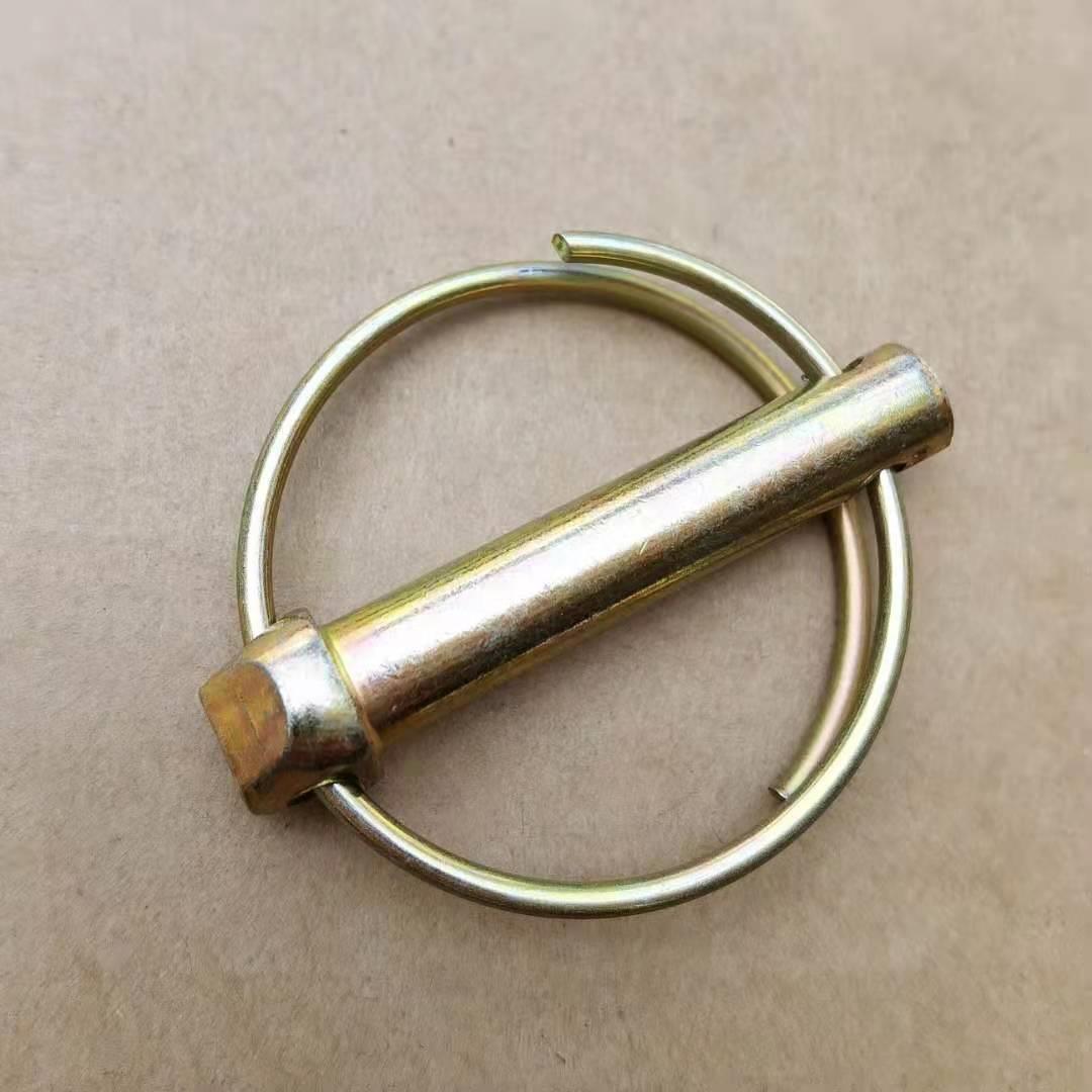 防丢锁销悬挂销子拖拉机农用车插销开口保险销圆型锁销卡子扣