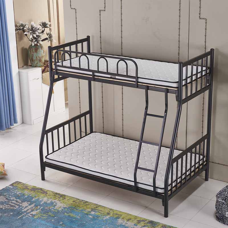 学校宿舍上下铺卡扣结构双层铁床刚制高低床铁艺床双人位免费寄样