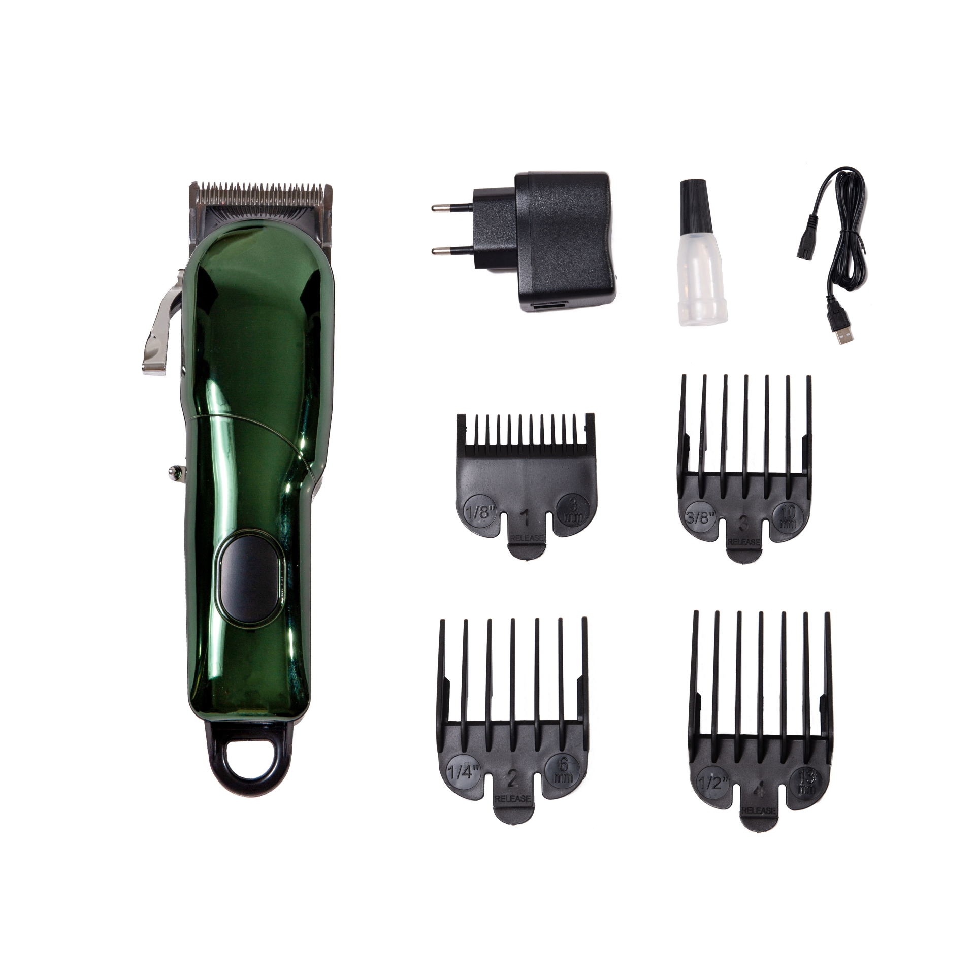 Factory Direct Sales Wa-1913 Hair Scissors Electric Clipper Chargable Barber Scissors Hair Scissors Solar Charging USB Electrical Hair Cutter