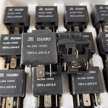 全新原装天波汽车继电器 trv4-l-24v-d-f 30a dc24v 4脚 一组常闭