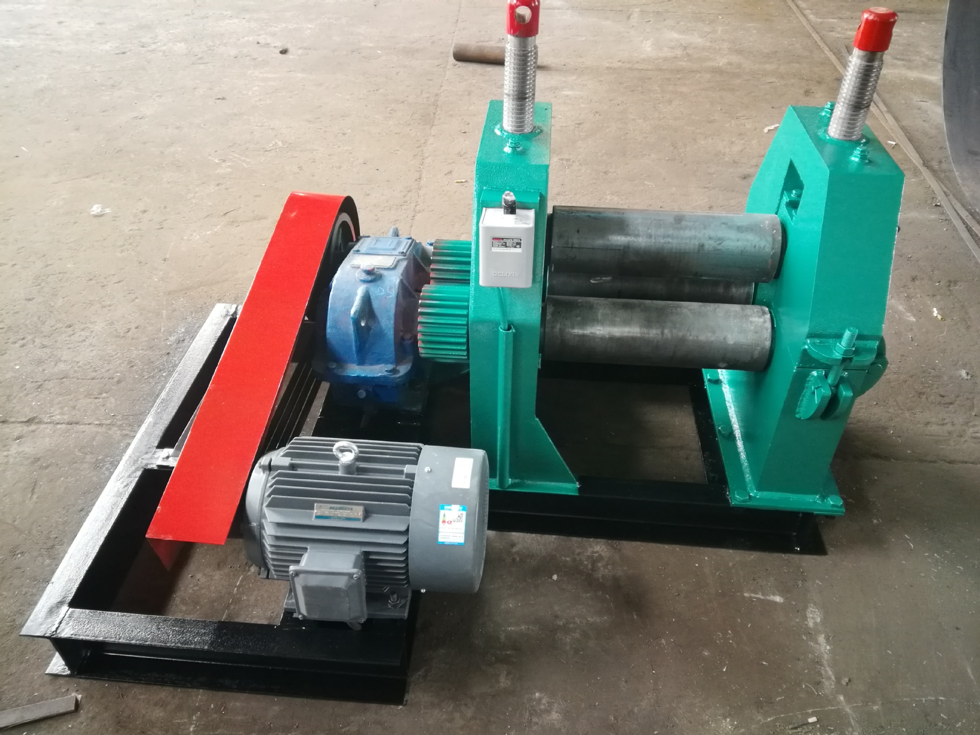 微型滚圆机三辊机卷500宽度小型卷板机fbs6500实心辊