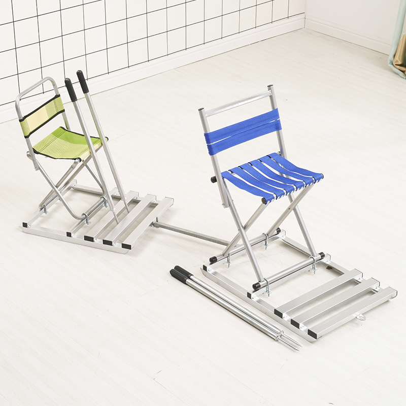 冰爬犁儿童冰车滑冰车成人靠背椅冰场户外雪上锥子雪橇冰车