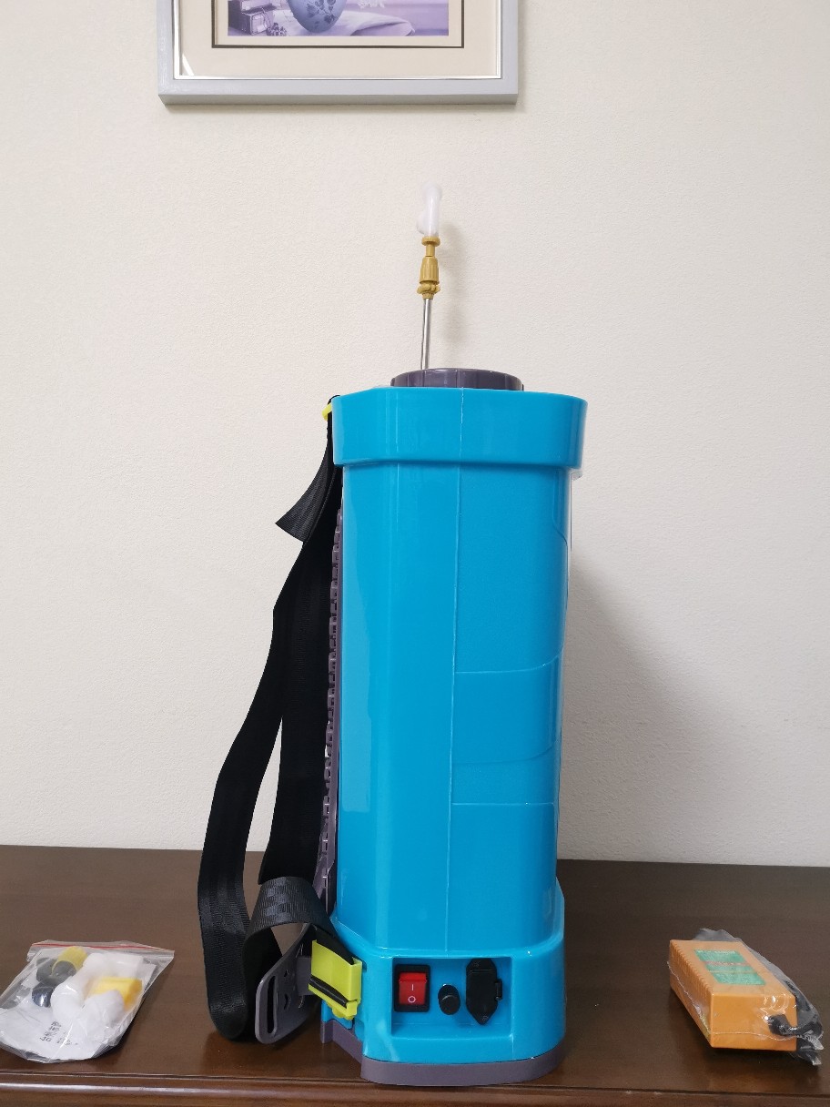 高压喷雾器电动背式质平地喷雾林业汽油机草坪喷壶锂电20升容量