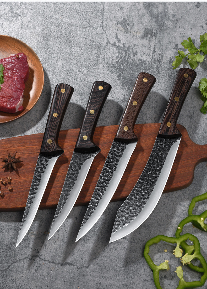 阳江手工肉联厂剔肉杀猪刀剔骨专用猪肉切肉卖肉剃骨分割屠杀尖刀