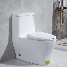 马桶家用马桶虹吸式抽水坐便器大冲力水连体虹吸式坐便器卫浴新款