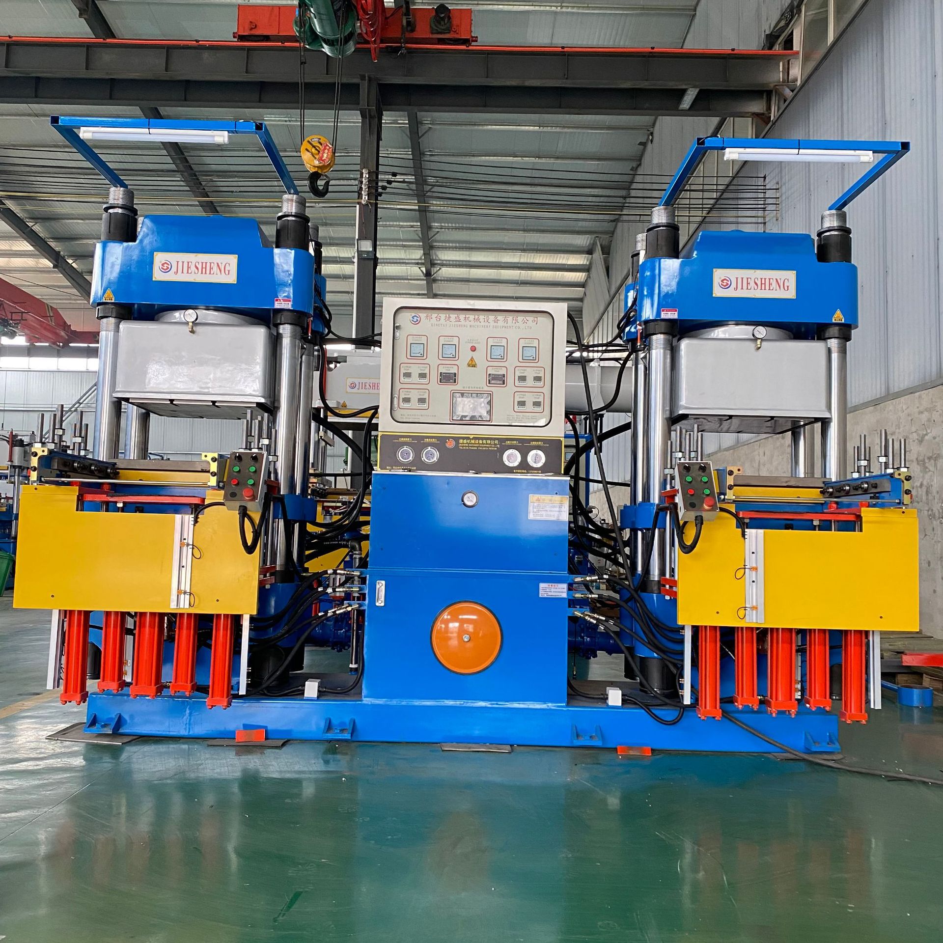 捷盛硫化机双联真空 硅橡胶机械设备 前顶自动掀模单联平板机