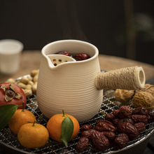围炉煮茶壶陶瓷木炭烧烤炉子家用室内户外炭火锅奶罐泡茶器具套装