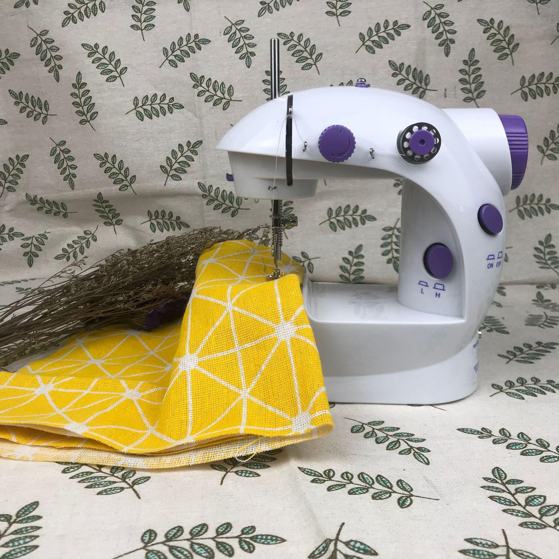 202电动缝纫机家用电动迷你缝纫机便携式缝纫机跨境现货批发