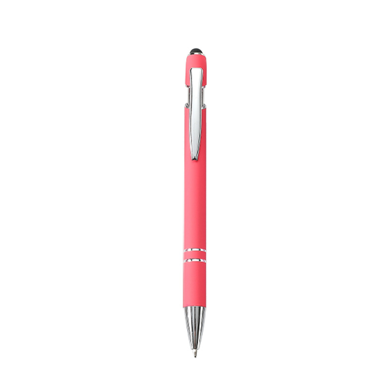 Spot Touch Screen Capacitor Neutral Oil Pen Laser Spray Glue Multi-Color Ballpoint Pen Meiji Pen Press Silver Aluminum Rod