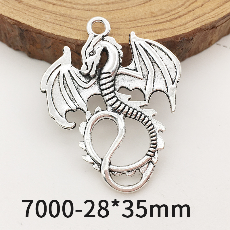 1 Feilong Alloy Pendant Hot-Selling New Arrival European and American Versatile Personalized Animal Ornament Accessories Factory Supplier
