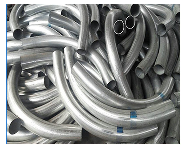 大弧度电缆穿线镀锌大月弯管大半径90度热镀锌弯管4d-10d镀锌弯管