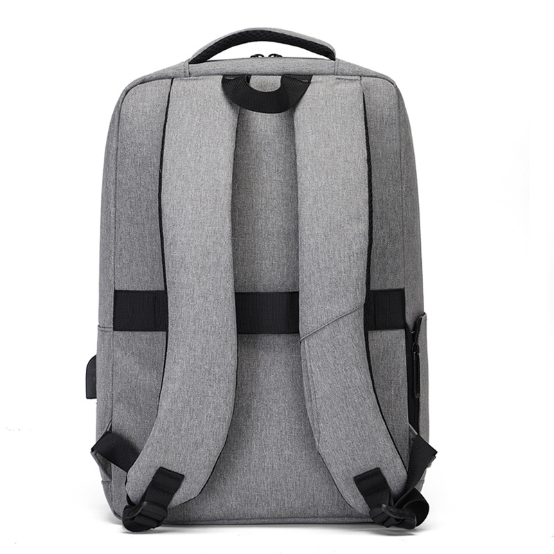 Business Large Capacity Backpack Men's Simple Travel Student Class 15.6-Inch Notebook Computer Schoolbag