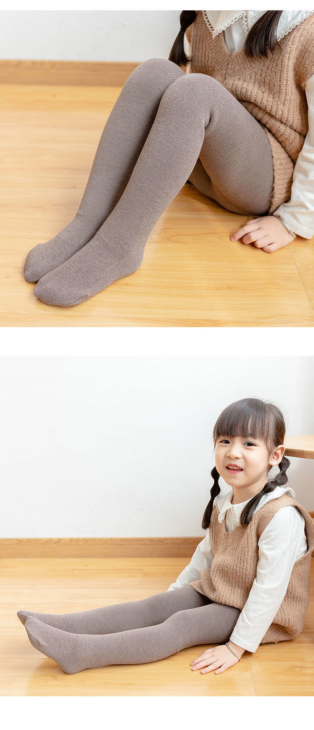 裤袜女童厚连裤舞蹈袜子秋冬季超保暖小女孩中大儿童打底裤外穿