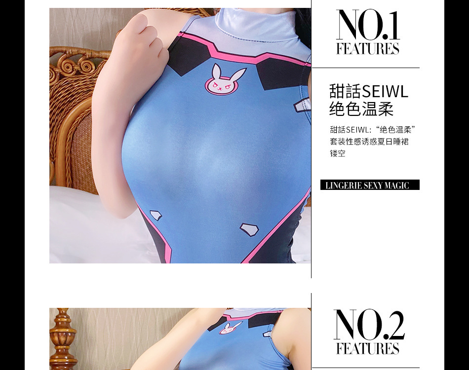 情趣内衣女高级二次元动漫死水库连体衣泳衣性感免脱批发一件代发