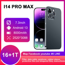 跨境手机i14 Pro Max 4G 7.3大屏外贸现货高端跨境安卓智能手机