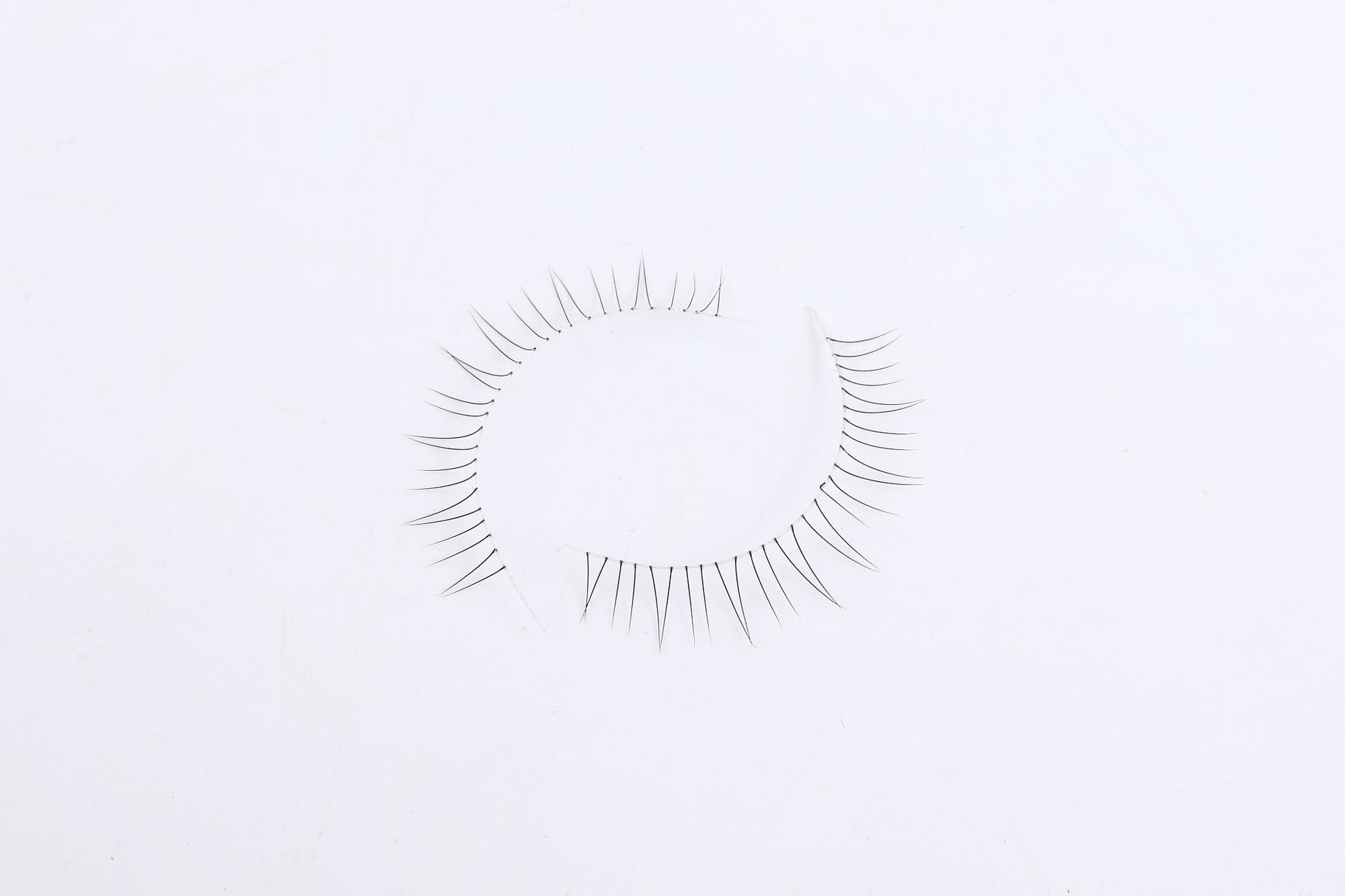 V-Shaped Fairy Full Lower Eyelashes Transparent Fine Stem False Eyelashes Female Natural Type a Cat Ears Eyelash