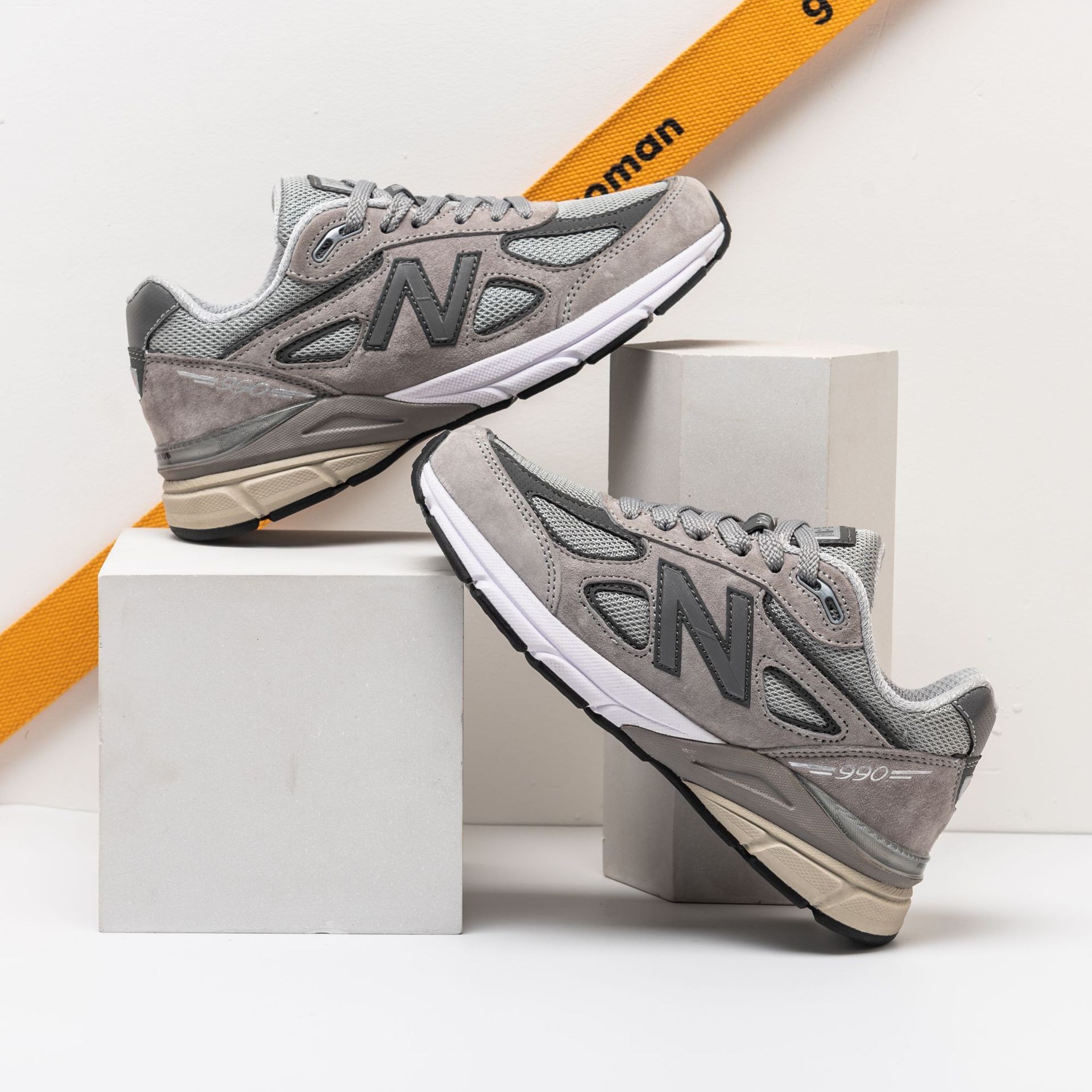 正品浪新百伦威美产总统慢跑nb990v4v5男女鞋反光2002复古运动鞋