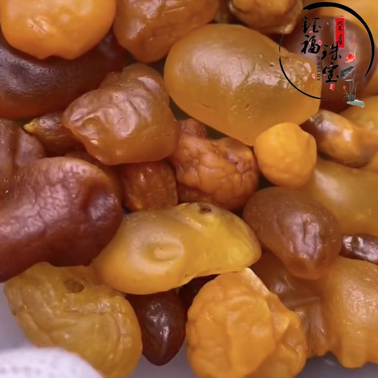 天然琥珀蜜蜡海漂籽料原石裸石波罗的海蜜蜡原石厂家直批
