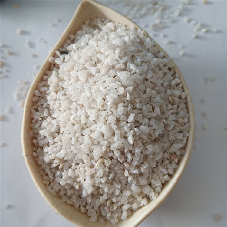 国辉矿产供应精白石英砂真石漆环氧地坪板材砂浆用白砂