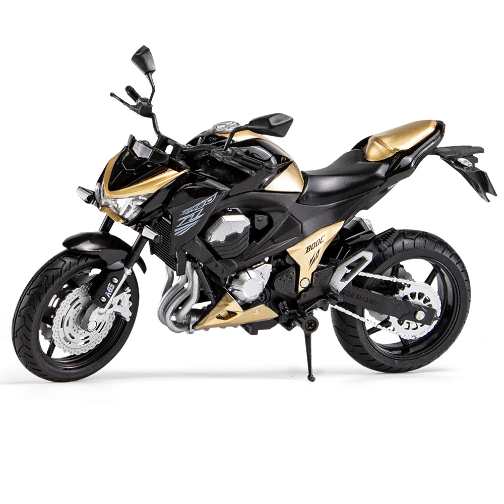 川崎z1000蝰蛇玩具摆件1/12仿真合金摩托街跑赛车儿童机车模型