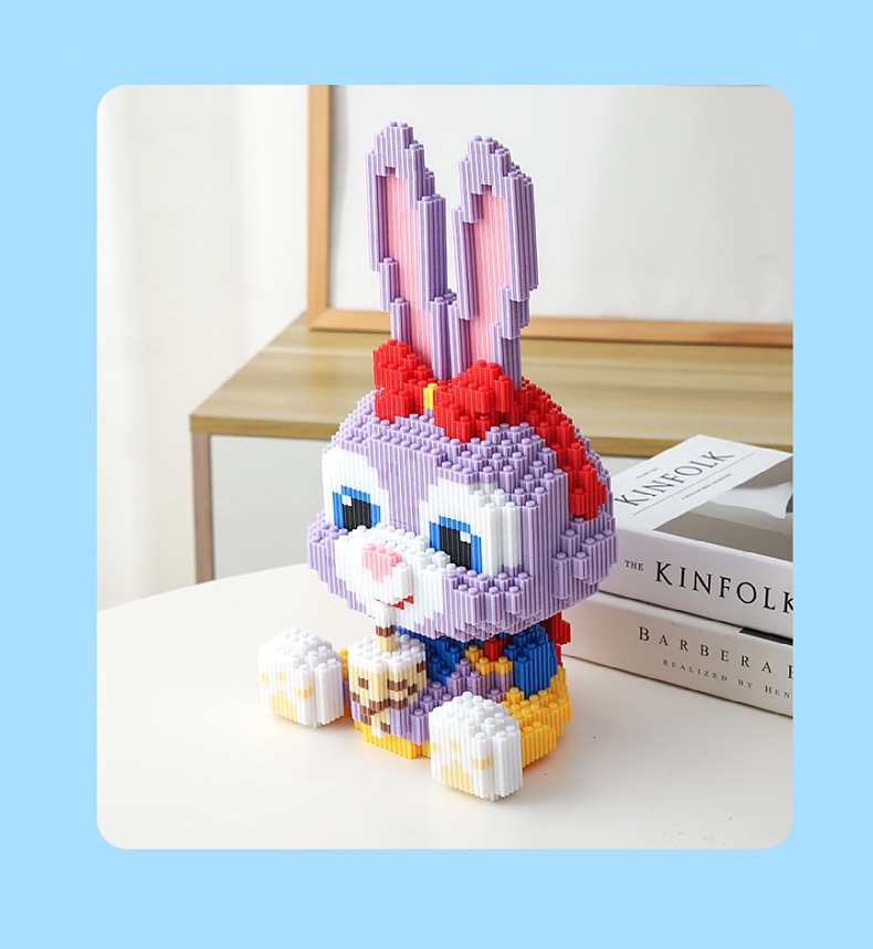 微小颗粒拼装积木 兼容乐高星黛露积木 益智成人儿童玩具厂家批发