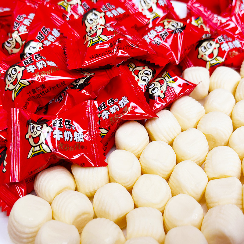 旺旺旺仔牛奶糖喜糖年货儿时原味奶味糖果软糖散装结婚婚庆过年