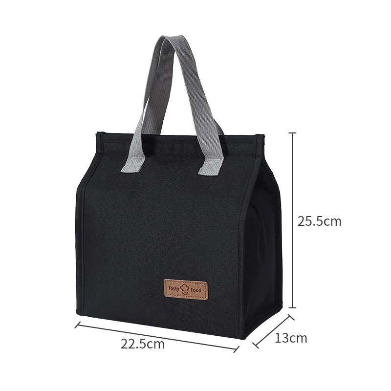 New Lunch Box Bag Korean-Style Portable Lunch Bag for Work Lunch Box Bag Thickened Aluminum Film Lunch Bag Student Handheld