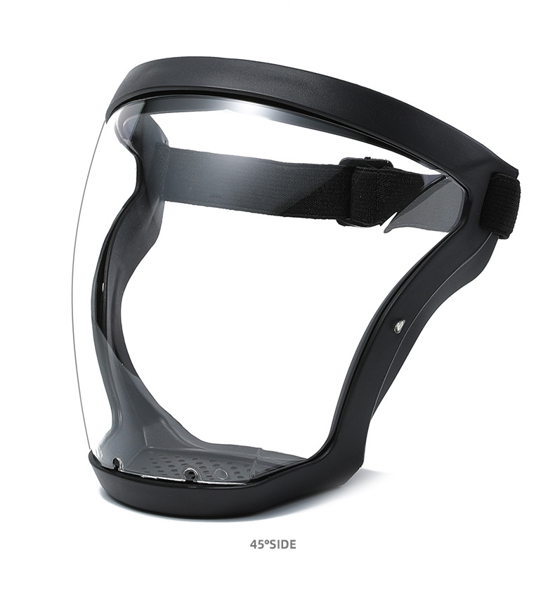 新款儿童多功能一体防护面罩跨境爆款全脸面罩高清透明防尘防飞溅