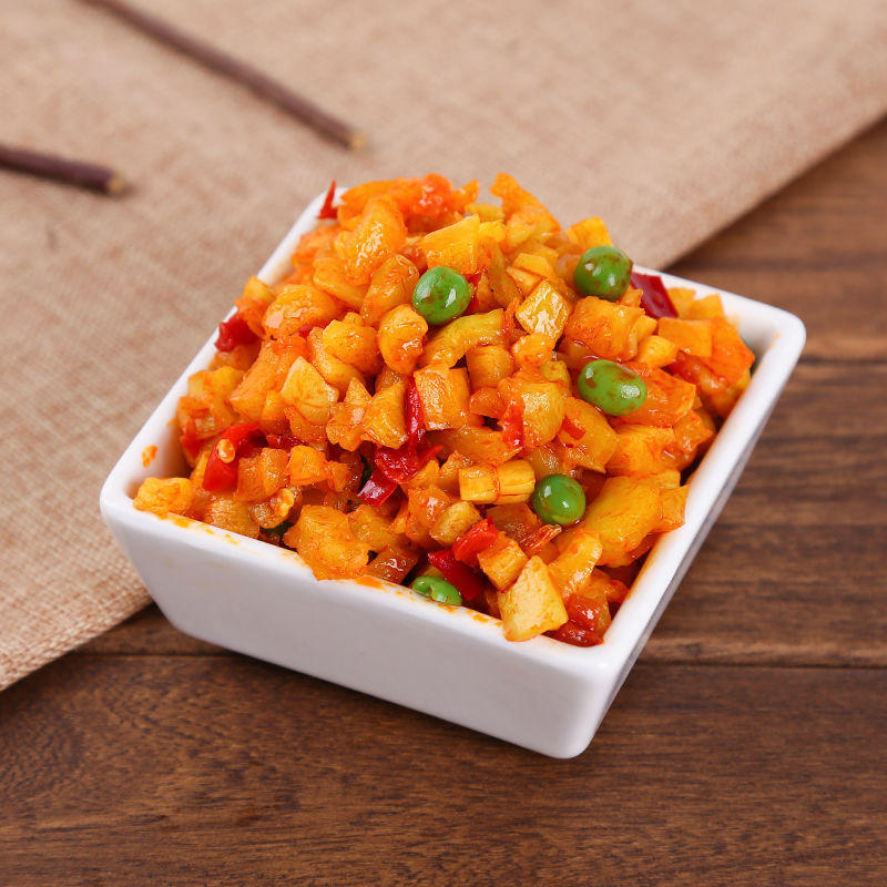 酱菜批发味遇红油萝卜丁六位鲜10斤散装小咸菜萝卜干下饭菜香辣脆