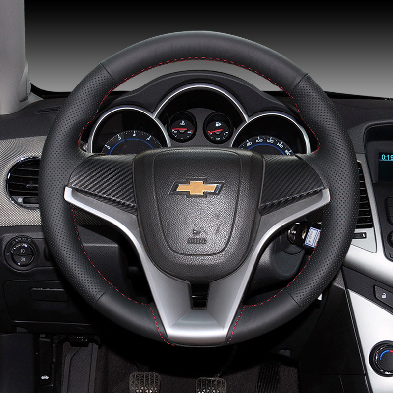 科鲁兹方向盘套手缝雪佛兰科沃兹迈锐宝赛欧探界者创酷科鲁泽