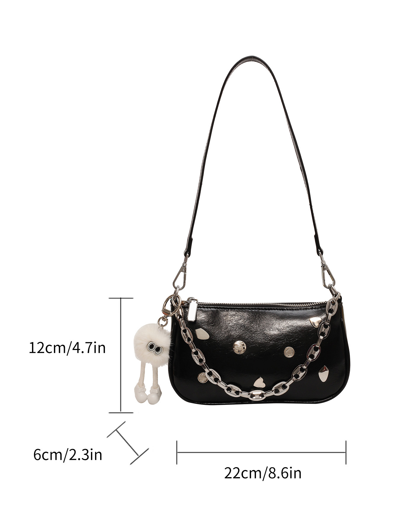 Trendy Women's Bags Foreign Trade Export Genie Crossbody Bag Women's Bag Exquisite High Sense Chain Korean Fashion Underarm Bag