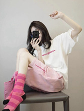 韩盐系休闲运动服套装女夏季时尚洋气宽松学生短袖短裤两件套