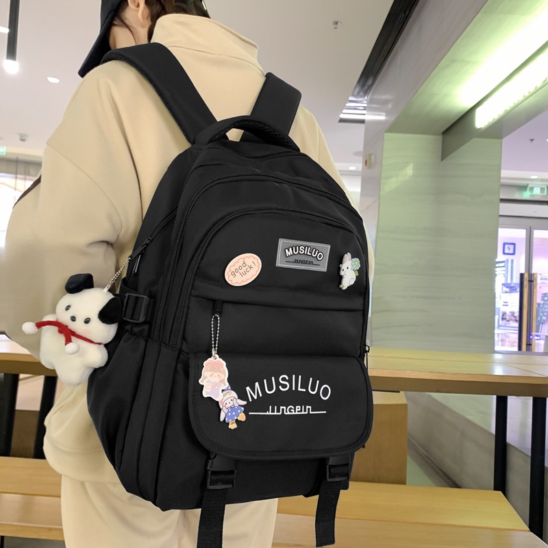 Schoolbag Female Ins Style Cute High School Student Junior High School Student Primary School Student Three to Grades 4-6 Backpack Backpack