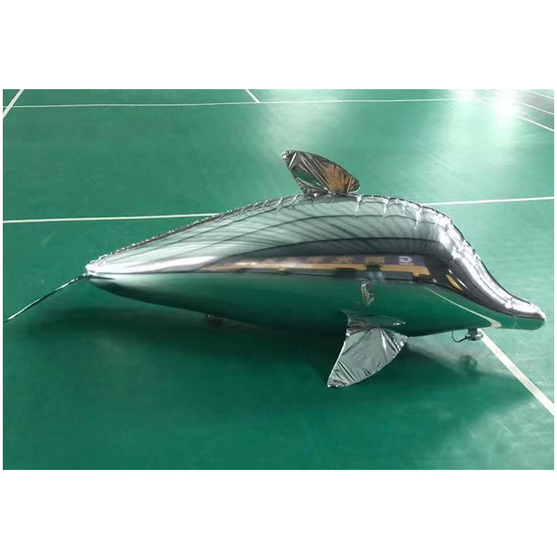 2021年软体飞行海豚飞行表演遥控充气海豚定制