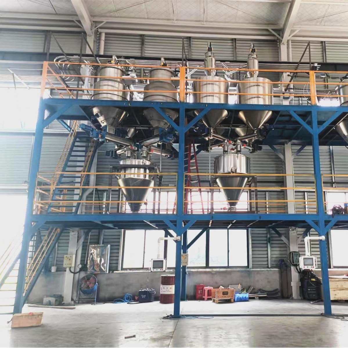 定量配料系统 自动料称重系统 高精准按比例配料混合-阿里巴巴