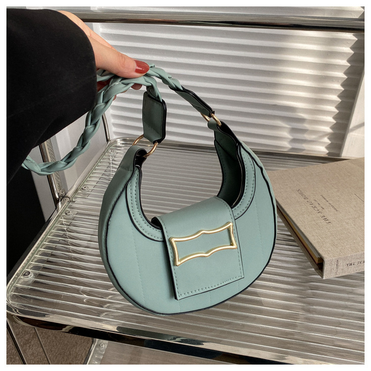 Foreign Trade Wholesale Korean Style High-Grade Woven Handbags Women's Bag 2023 Spring Fashion Underarm Shoulder Bag