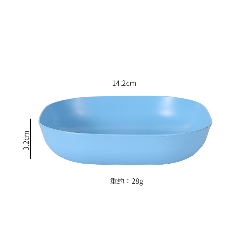 Bone Dish Household Japanese Bone Dish Plastic Small Plate Kitchen Table Bone Dish Creative Tea Table Fruit Plate