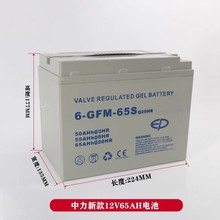 杭叉合力中力电动叉车电池小金刚叉车电瓶蓄电池6-GFM-65/8荣之泰