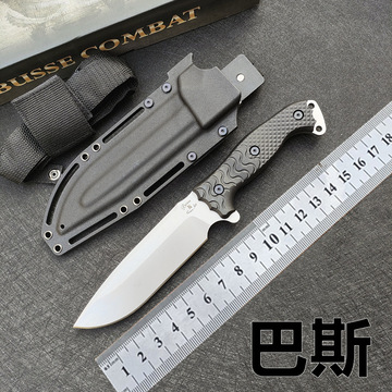 巴斯野外防身小刀户外刀具野营随身刀锋利便携战术刀厂家直供刀