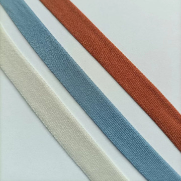 氨纶包边弹力带1cm橡筋绳后领压条领标带内衣松紧带卫衣包领条