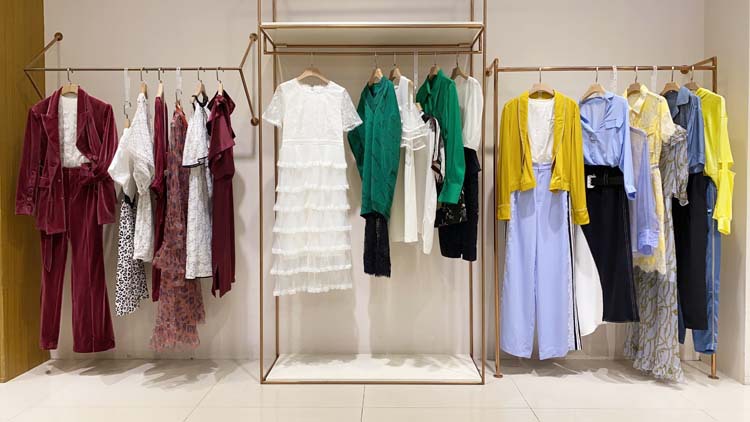 芭蒂娜品牌折扣女装批发新作22新款专柜正品电商直播带货衣服货源