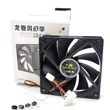 全新几度龙卷风3季fv12机箱风扇12025水冷cpu无光风扇12cm超静音