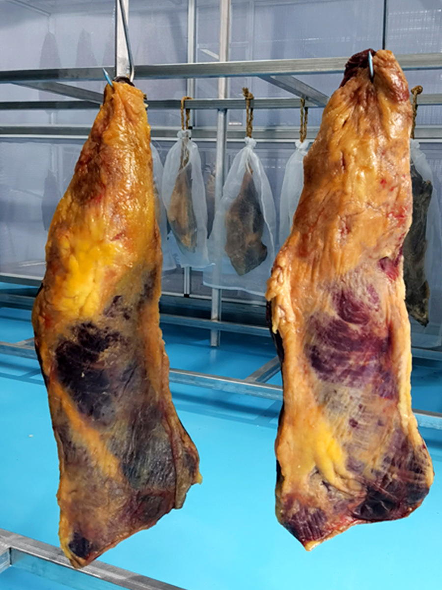 精品云南产寻甸本土小黄牛干巴风干牛肉寻珍金标牛干巴1000g