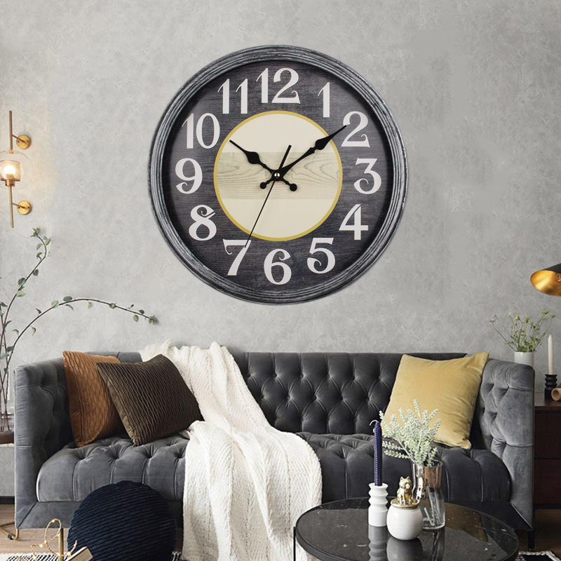 Wall Clock Home Living Room Background Quartz Clock Fashion Clock Silent Bedroom Pocket Watch Decoration Hanging Clock Alarm Clock