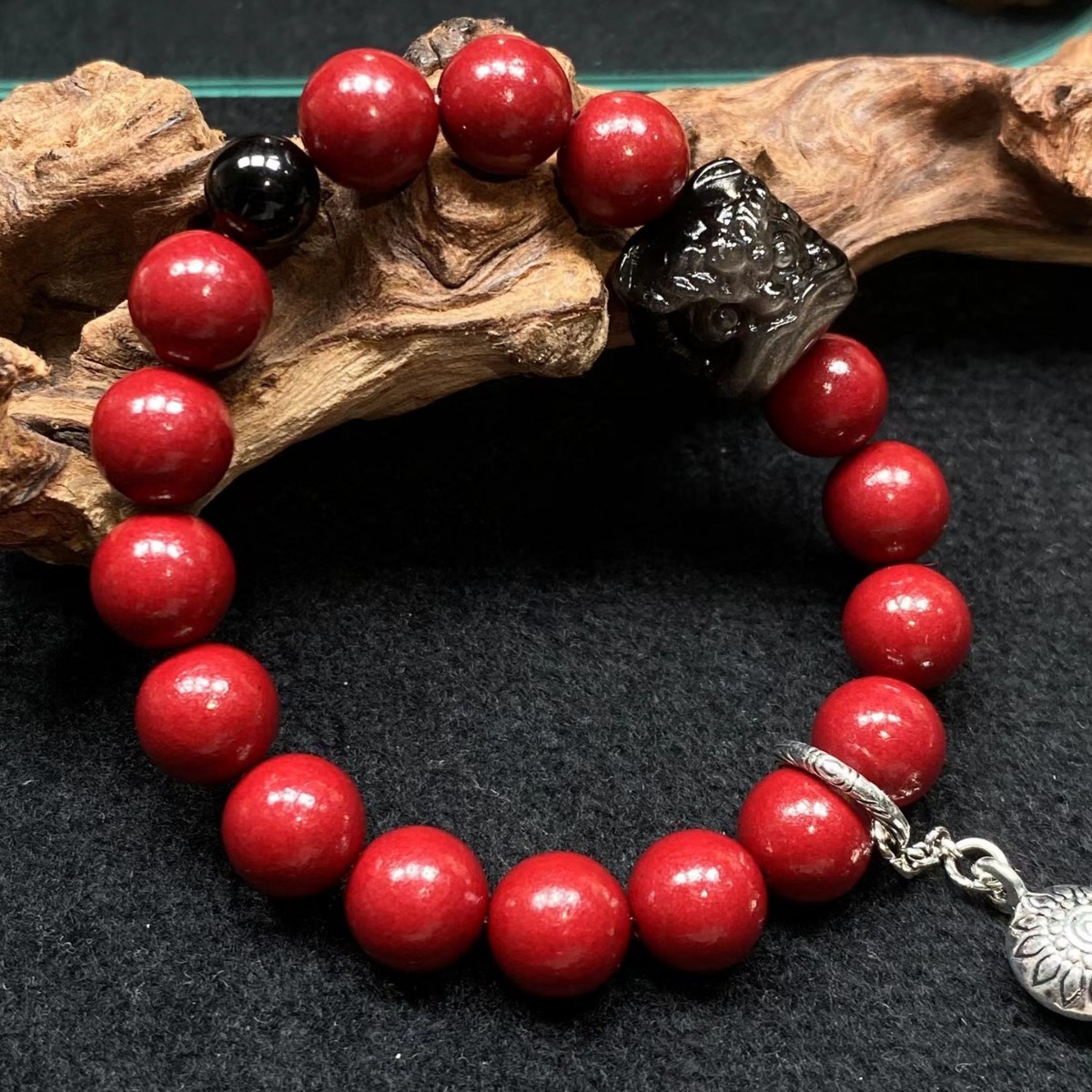 紫砂手串diy款天然朱砂手链搭醒狮配饰优雅时尚送礼物女 直销批发