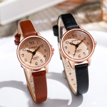 新款式百搭女士手表女款气质小众学生小表盘考试静音跨境电商爆款