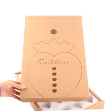 现货草莓包装盒纸盒快递专用草莓盒子带珍珠棉创意水果礼品盒批发