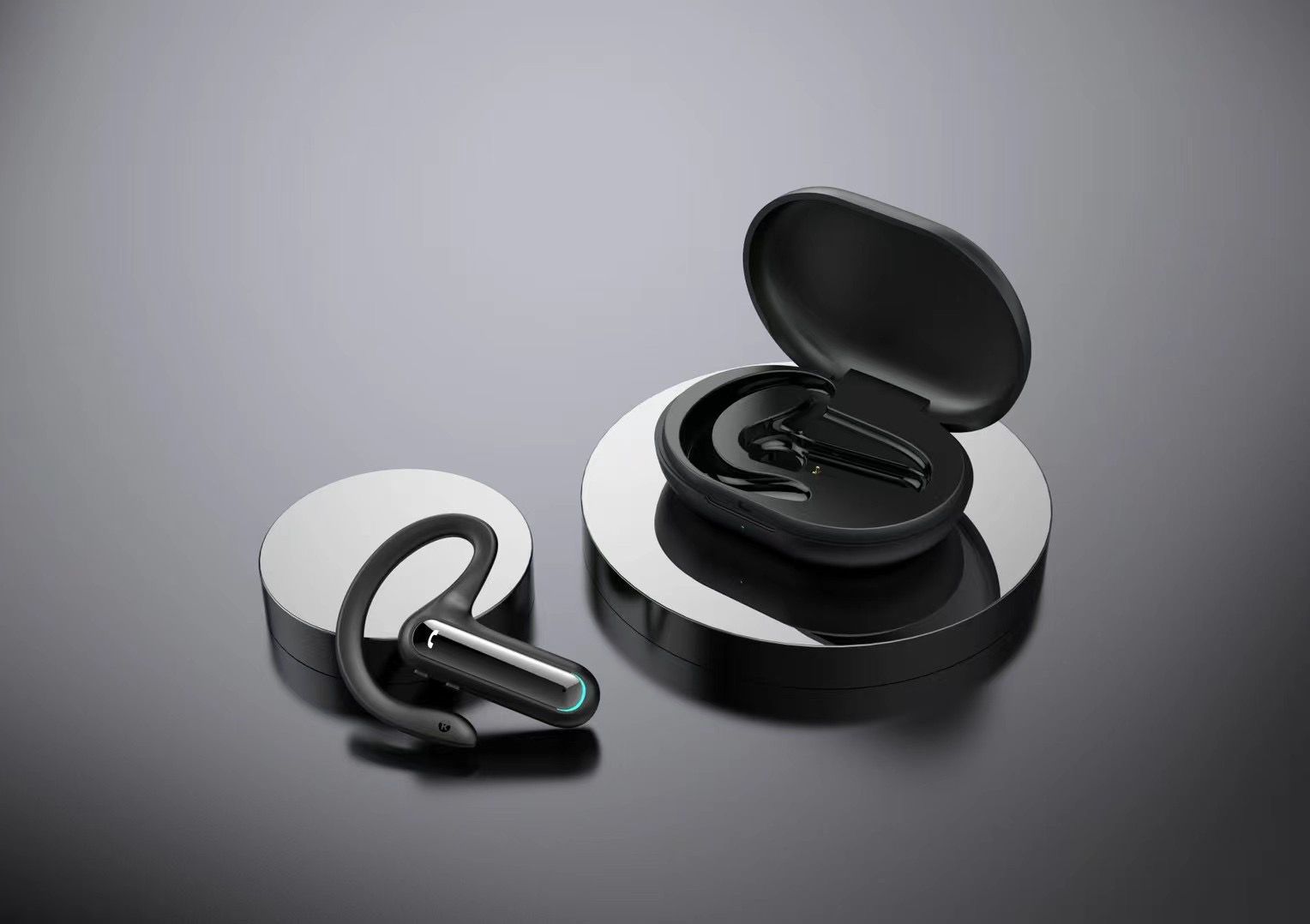 f810蓝牙耳机挂耳式单耳无线运动耳机充电舱c跨境